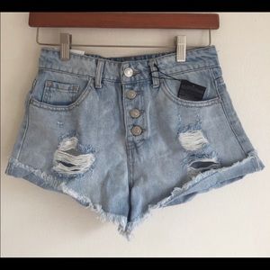 Forever 21 high waisted denim shorts